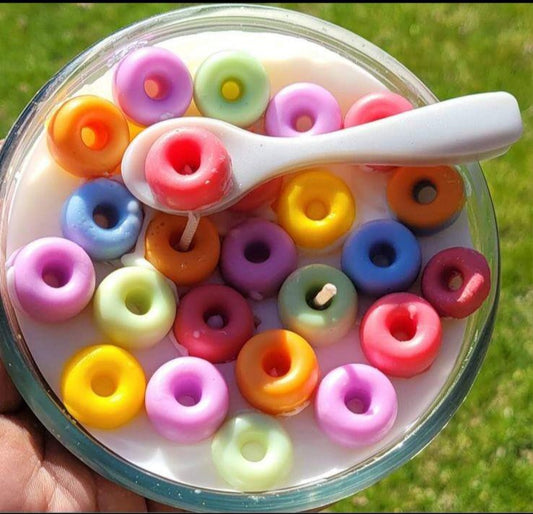 Froot Loop Candle